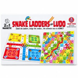 2 In 1 Magnetic Snake & Ladder And Ludo
