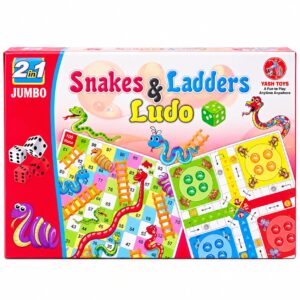 2 In 1 Jumbo Sanke & Ladder And Ludo