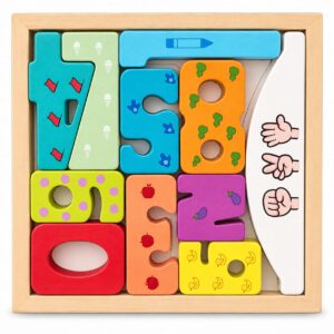 Wooden Number Puzzle