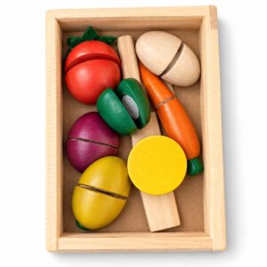 Wooden Cut Fruits