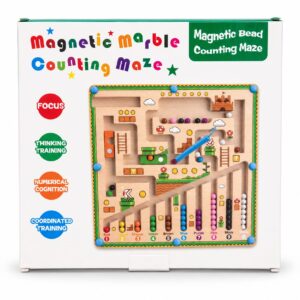 Magnetic Marble Counting Maze