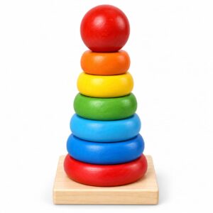 Wooden Stackable Circle Ring